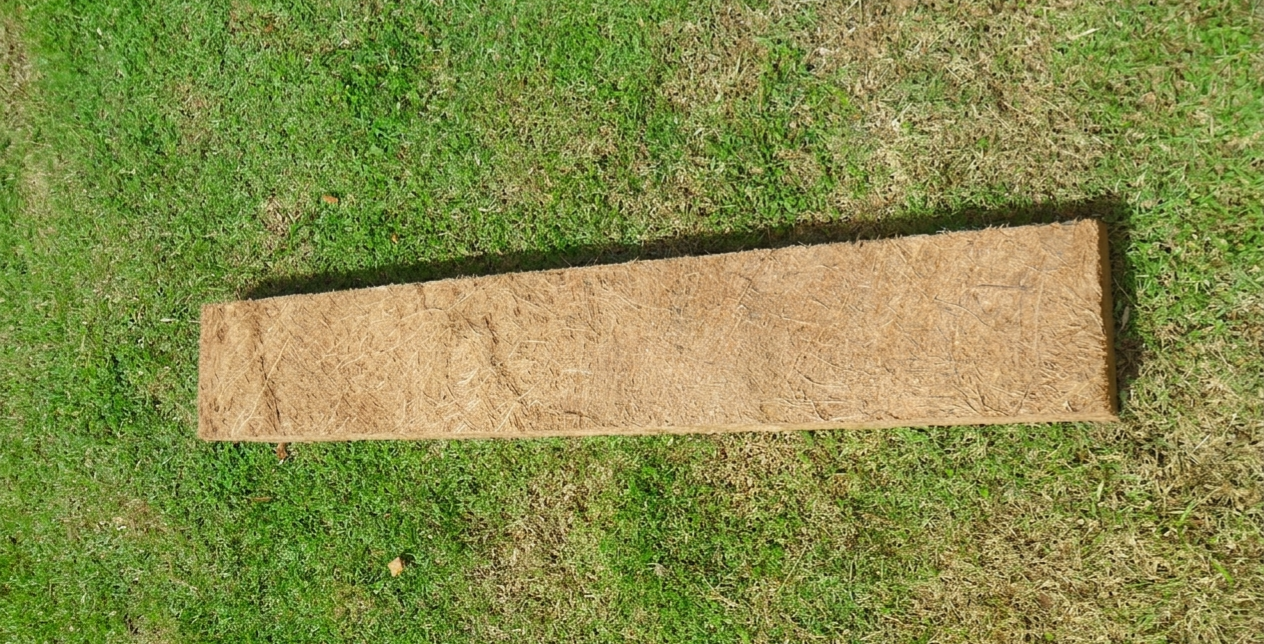Coir Planks are rigid, eco-friendly boards made from compressed coconut coir peat bonded with natural latex. Lightweight, durable, and biodegradable. These planks provide excellent water absorption, insulation, and structural stability, making them suitable for both indoor and outdoor use. In landscaping and horticulture, coir planks are commonly used for garden bed edging, vertical gardens, green wall systems, planter boxes, nursery supports, and erosion-control applications. Their breathable coir peat structure supports healthy plant growth while maintaining proper moisture balance. Coir planks are also used in interior and construction applications such as acoustic panels, insulation boards, decorative wall elements, and eco-friendly furniture components.