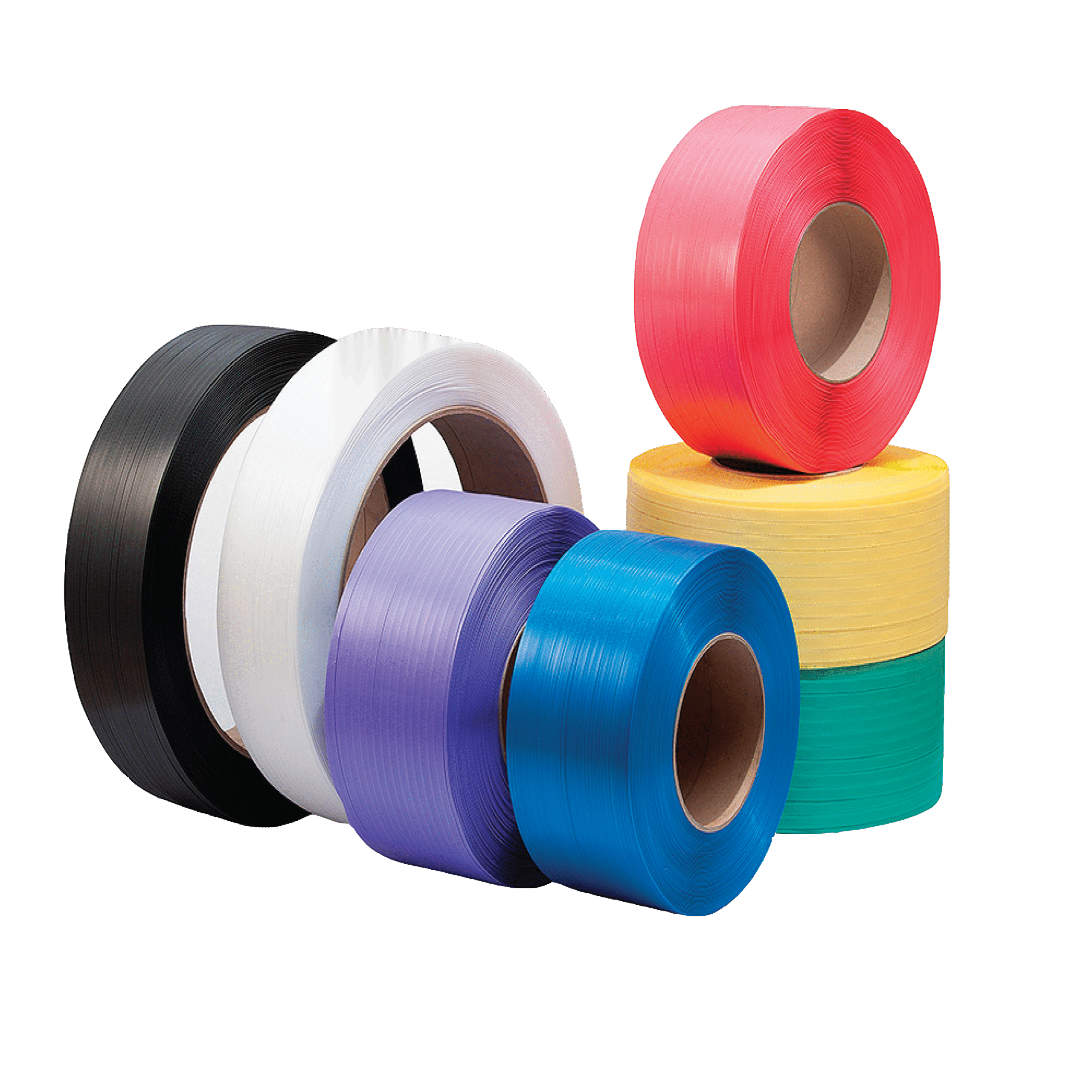 Strapping rolls are engineered for strength, durability, and secure load handling across industrial and commercial packaging applications. Designed to withstand tension, shock, and environmental stress, they ensure safe bundling, stabilization, and protection of goods during storage and transportation. Made from high-quality polypropylene (PP), strapping rolls are suitable for securing cartons, pallets, timber, pipes, and heavy machinery components. They offer excellent elongation and tension recovery, helping prevent breakage while minimizing product damage. These rolls are compatible with manual and semi-automatic strapping systems, making them ideal for warehouses, manufacturing plants, agricultural packaging, and export operations. Strapping rolls are also widely used as baling fibre for bundling agricultural produce, recyclables, textiles, and other compressed materials that require strong, reliable tying solutions. Both printed and unprinted options are available for strapping rolls allowing for branding, identification, and easy traceability across packaging applications. Available in multiple widths, thicknesses, tensile strengths, colors, and roll lengths, strapping rolls deliver consistent performance, flexibility, and cost-effective load containment for a wide range of packaging needs.